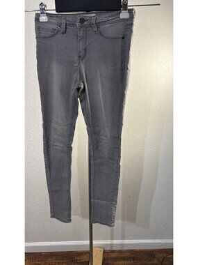 YMI Skinny Gray Jeggings Jeans Size 5 Light Gray Denim Pants 26X28